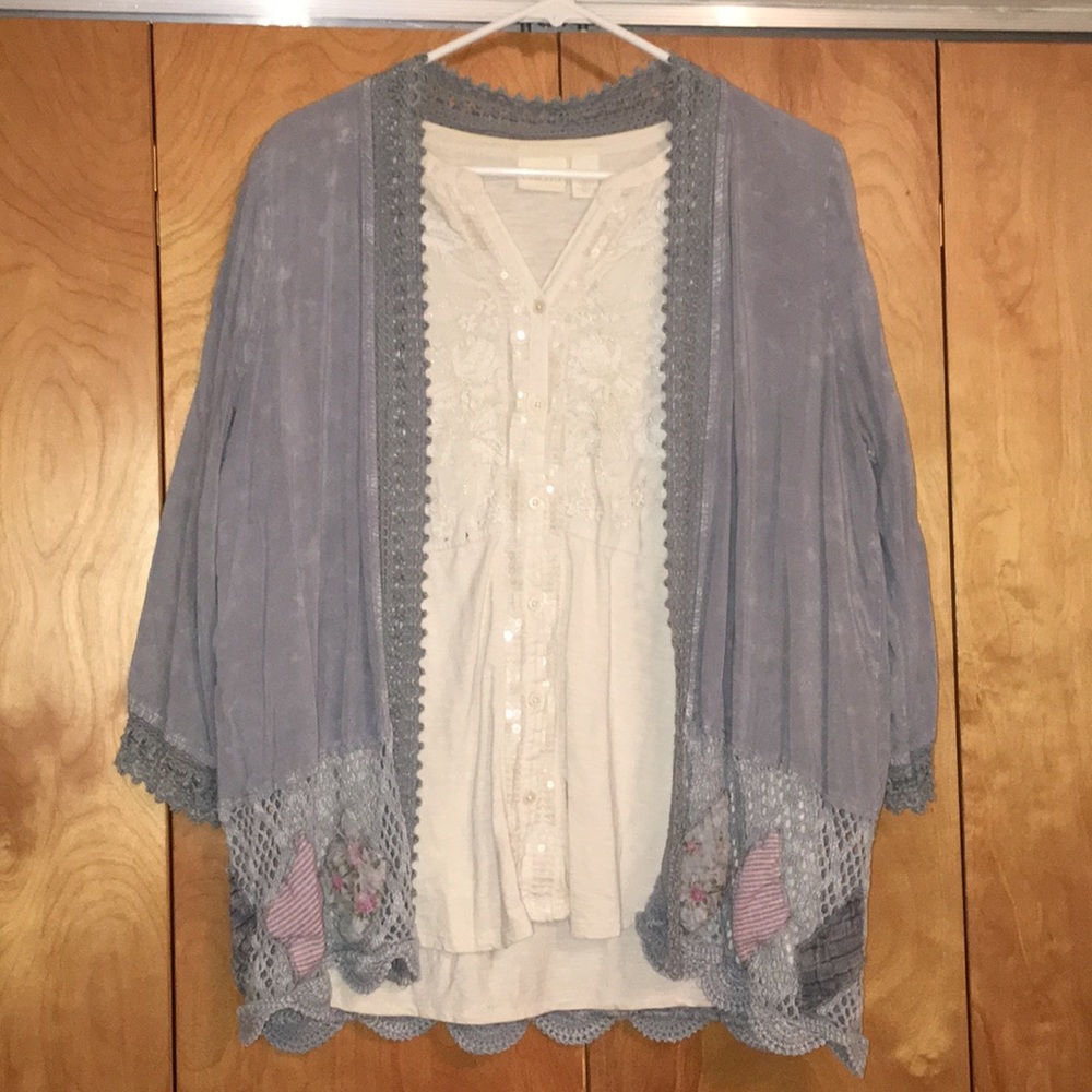 BKE gimmicks grayish blue jacket